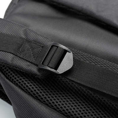 Рюкзак TORBER FORGRAD с отделением для ноутбука 15", чёрный, полиэстер, 46 х 32 x 13 см