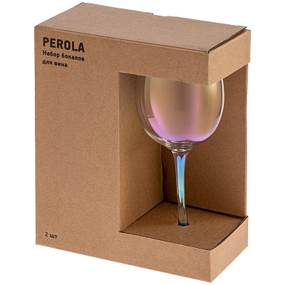 Набор из 2 бокалов для красного вина Perola (Красный)
