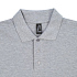 Рубашка поло мужская Spring 210, серый меланж - Фото 3