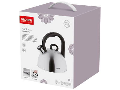 Чайник со свистком MARIKA, 2,5 л