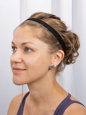 Повязка-резинка на голову Headway, черная