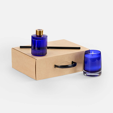 Набор Fragnola, пряная древесина и кардамон, темно-синий (Тёмно-синий)