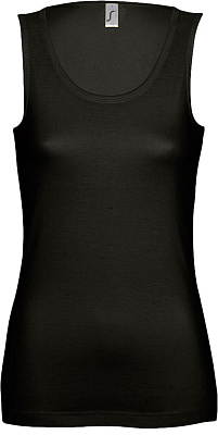 Майка женская Jane 150, черная (Чёрный)