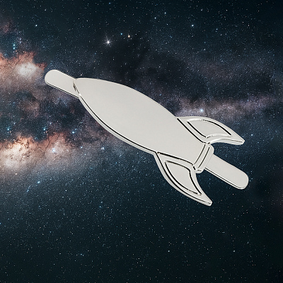 Шильд металлический - ракета