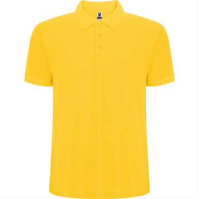 Футболка поло PEGASO PREMIUM мужская, КРАСНЫЙ M (Желтый)
