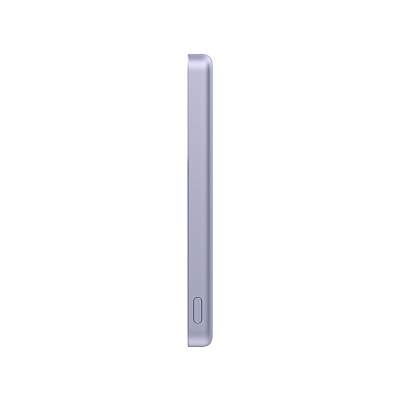 Беспроводной магнитный ПЗУ Xiaomi Super Slim Magnetic Power Bank 5000, фиолетовый