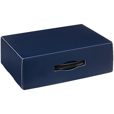 Коробка Matter Light, синяя, с белой ручкой (Синий)