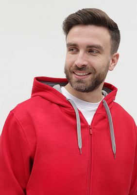 Толстовка мужская STAN с капюшоном на молнии футер с начёсом 280, 17