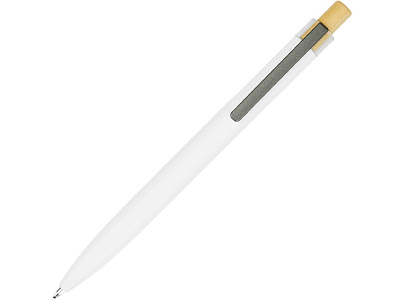 Ручка шариковая из переработанного алюминия Blossom (Белый)