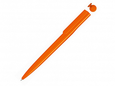 Ручка шариковая из переработанного пластика Recycled Pet Pen switch (Оранжевый)
