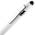 Ручка шариковая Pointer Soft Touch со стилусом, белая - Фото 4