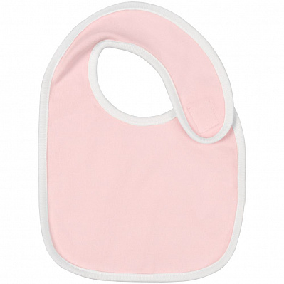 Нагрудник детский Baby Prime  с молочно-белым (Розовый)