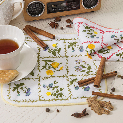 Салфетка махровая велюр "LAKE" мини-В.67