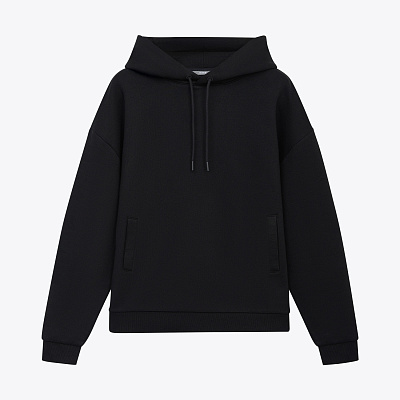 Худи релакс унисекс Баланс (Balance), с начесом, черный, размер 3XL/4XL (Чёрный)