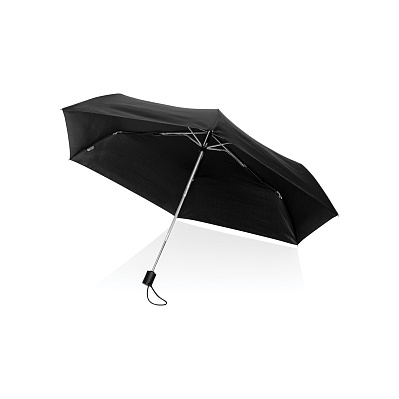 Ультралегкий автоматический зонт Swiss Peak из rPET, d95 см (Черный;)