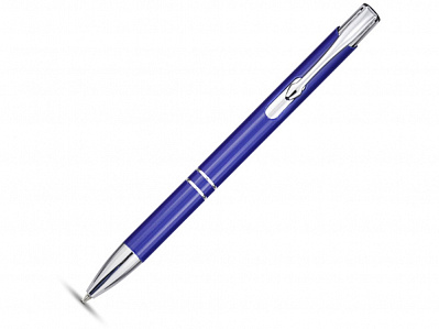 Ручка металлическая шариковая Moneta (Синий/серебристый)