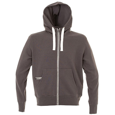 Толстовка худи с капюшоном на молнии NEVADA 280 (Серый)