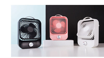 Портативный вентилятор Rombica NEO Flow, белый