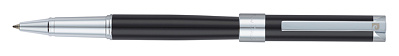 Ручка-роллер Pierre Cardin GAMME Classic. Цвет - черный. Упаковка Е (Черный)
