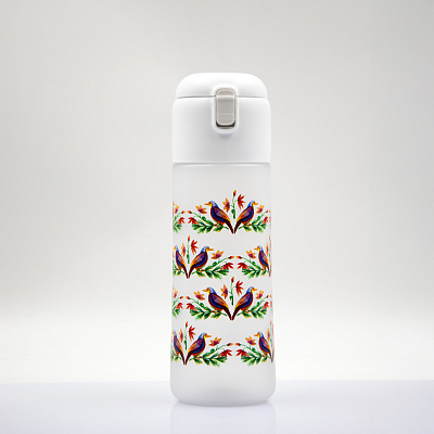 Бутылка для воды AqualityMate (белый)