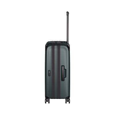 Чемодан VICTORINOX Spectra™ 3.0 Exp. Medium Case, темно-зеленый, поликарбонат Sorplas™, 46x30x69 см, 81 л