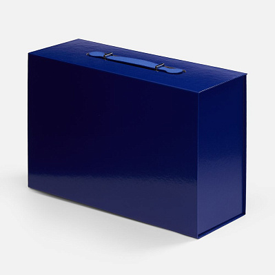 Коробка складная Holdfold, L, синяя (Синий) Коробка складная Holdfold, L, синяя (Синий)