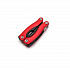 Мультитул BLAUDEN, нержавеющая сталь, пластиковая ручка, 12 функций, красный - Фото 4