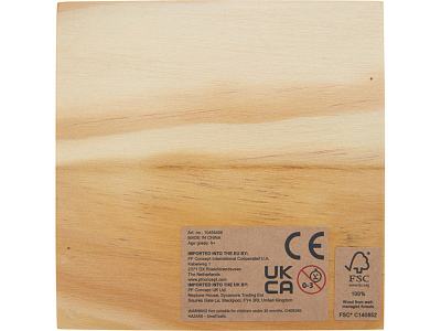 Деревянная игра в крестики-нолики Strobus