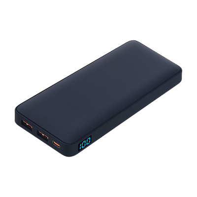 Внешний аккумулятор с подсветкой Ancor PD Plus 10000 mAh  (Синий)