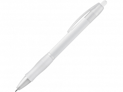 Шариковая ручка с противоскользящим покрытием SLIM (Белый)