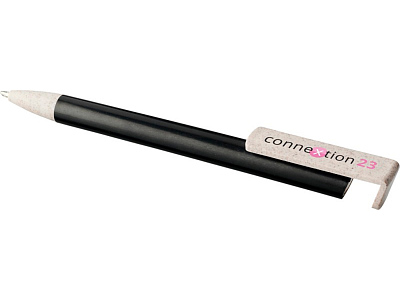 Ручка-подставка шариковая Medan из пшеничной соломы