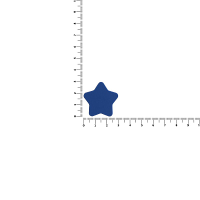 Джибитс из ПВХ «Звезда», синий