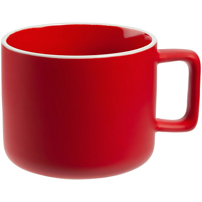 Чашка Fusion, красная, уценка (Красный)