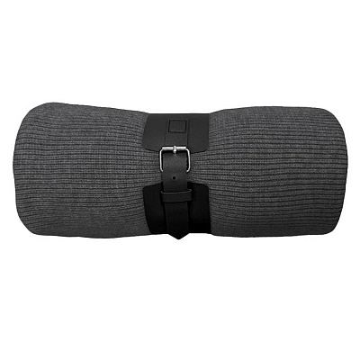 Плед  "Belt"; серый; 130 х 180 см; 100% акрил, с поясом (Серый)