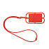 Силиконовый шнурок DALVIK, Красный - Фото 1