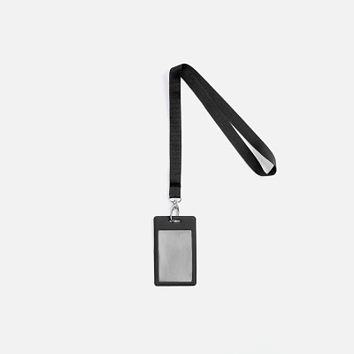 Лента для бейджа Pin, черная