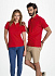 Рубашка поло женская People 210, красная - Фото 5