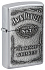 Зажигалка ZIPPO Jack Daniels® с покрытием High Polish Chrome, латунь/сталь, серебристая, 38x13x57 мм - Фото 1