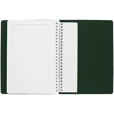 Ежедневник Spring Touch, недатированный, зеленый