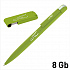 Набор ручка "Jupiter" + флеш-карта "Case" 8 Гб в футляре, зеленое яблоко, покрытие soft touch, зеленое яблоко - Фото 3