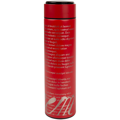 Смарт-бутылка с заменяемой батарейкой Long Therm, красная