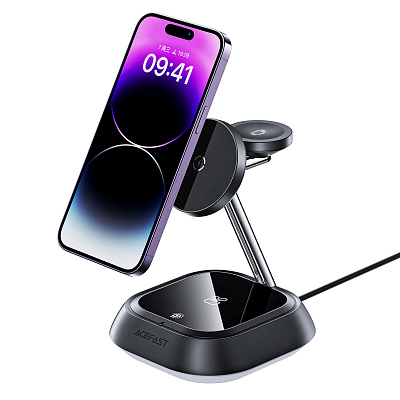 Беспроводное ЗУ ACEFAST E16 desktop 3-in-1 wireless charging holder