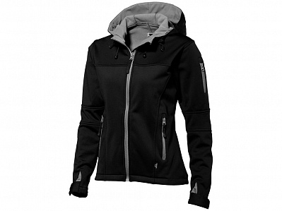 Куртка софтшел Match женская (Черный/серый)