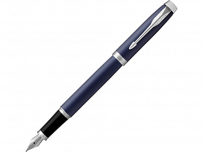 Ручка перьевая Parker IM Core Blue CT (Темно-синий/черный/серебристый)