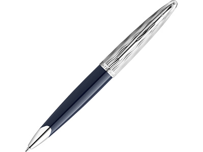 Ручка шариковая Carene De Luxe (Синий, серебристый)