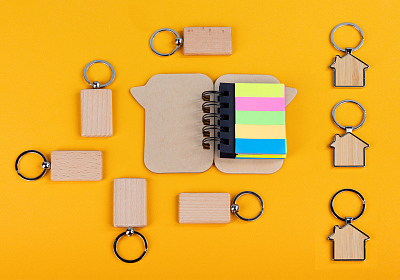 Брелок "Beech", натуральный