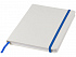 Блокнот А5 Spectrum с белой обложкой и цветной резинкой - Фото 1
