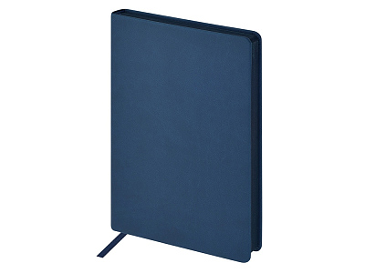 Ежедневник А5 Megapolis Color New soft-touch (Тёмно-синий)