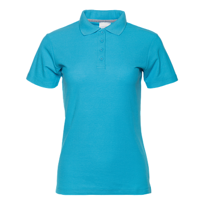 Рубашка поло женская STAN хлопок/полиэстер 185, 04WL (Бирюзовый)
