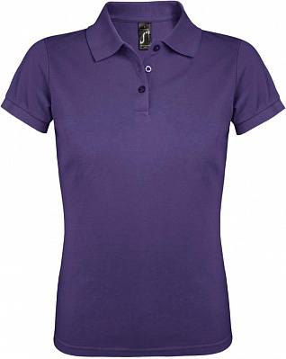 Рубашка поло женская Prime Women 200 темно-фиолетовая (Фиолетовый)